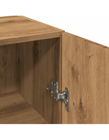 Mobile a Parete Rovere Artigianale 34,5x34x90 cm in Truciolato