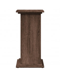 Espositore con Portaoggetti Rovere Marrone 31x30x60 Truciolato 2