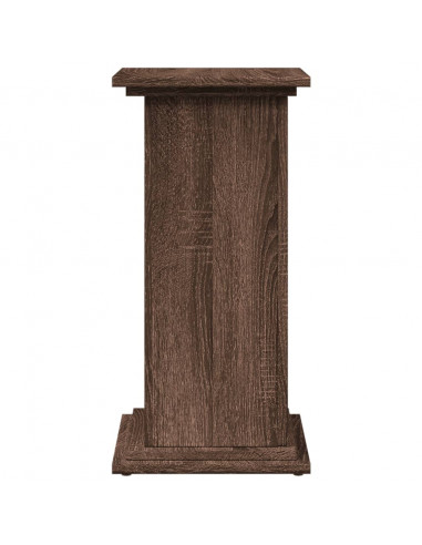 Espositore con Portaoggetti Rovere Marrone 31x30x60 Truciolato