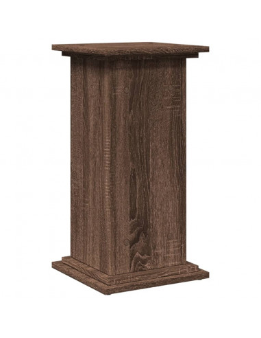 Espositore con Portaoggetti Rovere Marrone 31x30x60 Truciolato