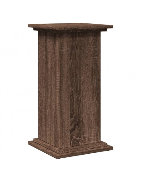 Espositore con Portaoggetti Rovere Marrone 31x30x60 Truciolato