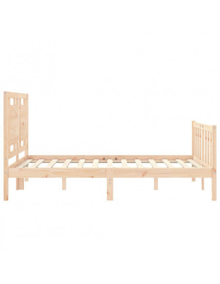 Giroletto con Testiera 140x200 cm in Legno Massello