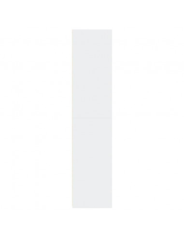 Credenza Bianca 30x41x185 cm in Legno Multistrato