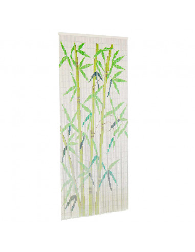 Tenda Antimosche per Porte in Bambù 90x200 cm