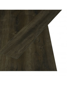 Listoni Pavimenti Autoadesivi 4,46 m² 3 mm in PVC Marrone Scuro 2