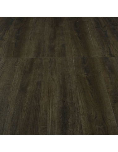 Listoni Pavimenti Autoadesivi 4,46 m² 3 mm in PVC Marrone Scuro