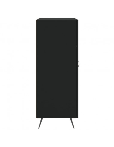 Credenza Nera 69,5x34x90 cm in Legno Multistrato