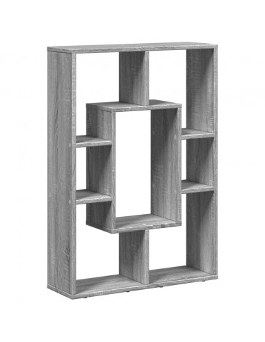 Libreria Grigio Sonoma 63x20x90 cm in Truciolato