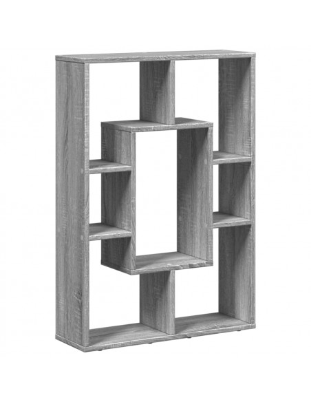 Libreria Grigio Sonoma 63x20x90 cm in Truciolato