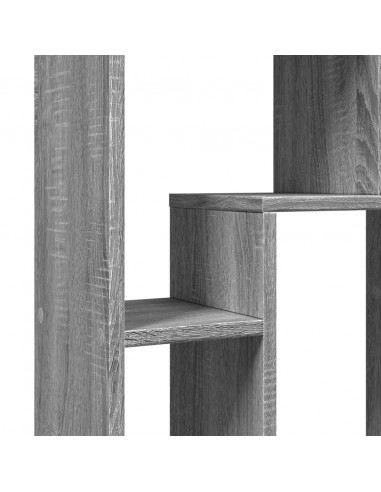 Libreria Grigio Sonoma 63x20x90 cm in Truciolato