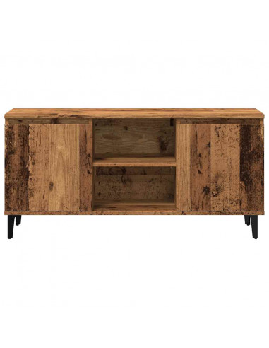 Mobile Porta TV Legno Antico 102x35x50 cm in Legno Multistrato