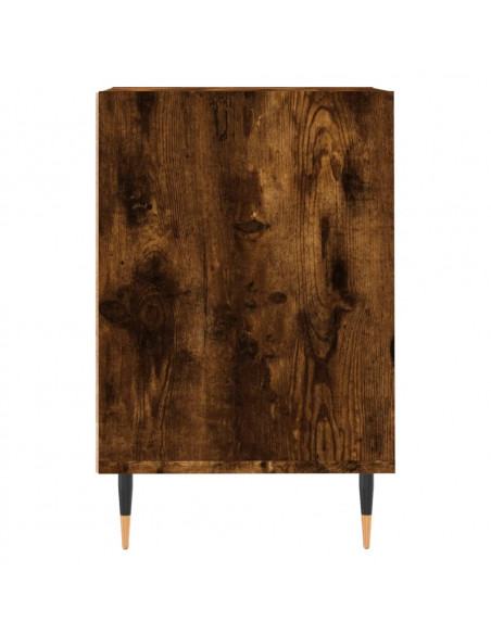 Mobile TV Rovere Fumo 100x35x55 cm in Legno Multistrato