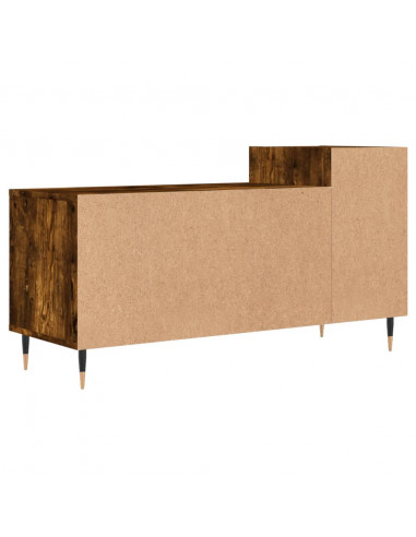 Mobile TV Rovere Fumo 100x35x55 cm in Legno Multistrato