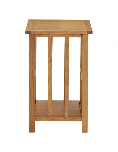 Tavolino con Portariviste 45x35x55 cm Massello di Rovere