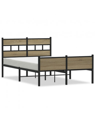 Giroletto senza Materasso Rovere Sonoma 120x200cm in Truciolato