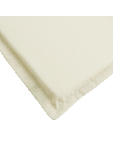 Cuscino per Lettino Crema 180x60x3 cm in Tessuto Oxford