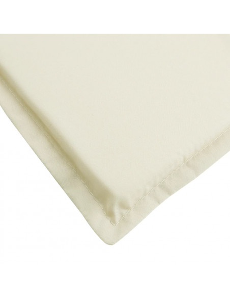 Cuscino per Lettino Crema 180x60x3 cm in Tessuto Oxford