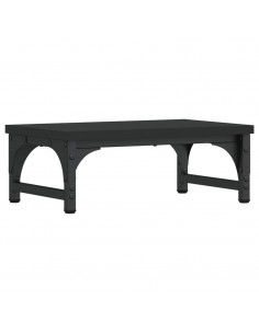 Supporto per Monitor Nero 37x23x14 cm Legno Multistrato 2
