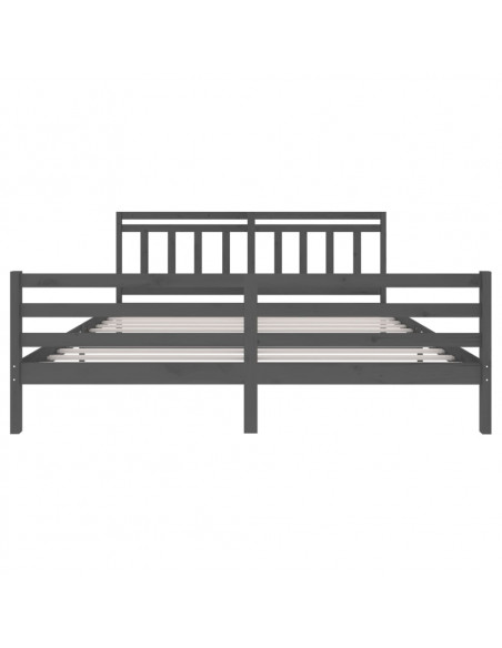 Giroletto Grigio in Legno Massello di Pino 200x200 cm