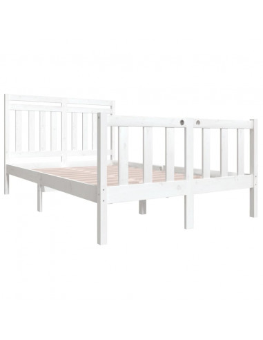 Giroletto Bianco in Legno Massello 140x190 cm