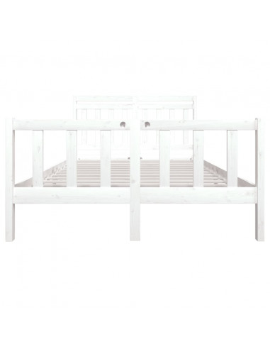 Giroletto Bianco in Legno Massello 140x190 cm