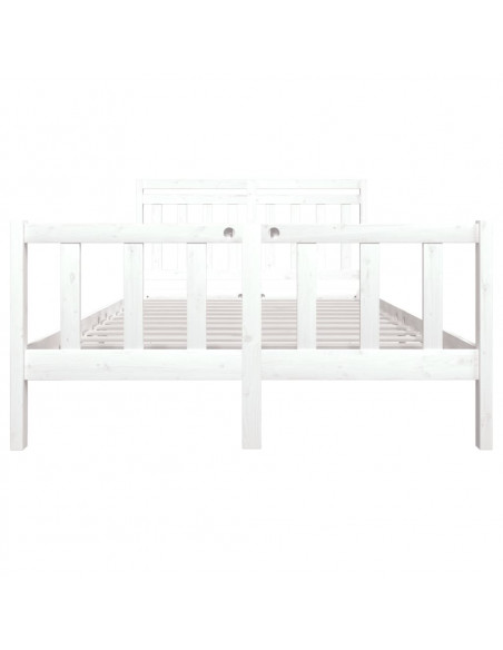 Giroletto Bianco in Legno Massello 140x190 cm