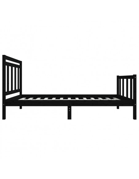Giroletto Nero in Legno Massello 100x200 cm