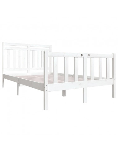 Giroletto Bianco in Legno Massello 140x200 cm