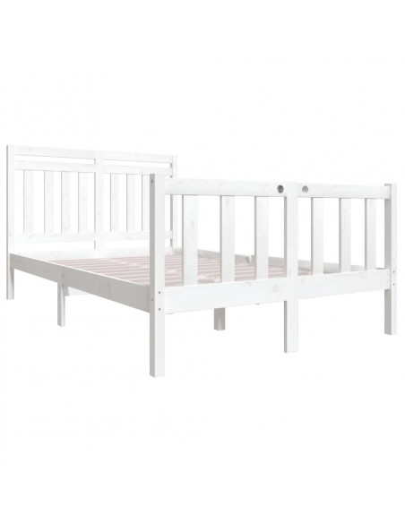 Giroletto Bianco in Legno Massello 140x200 cm