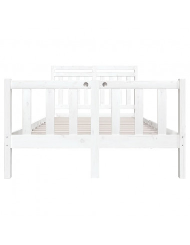 Giroletto Bianco in Legno Massello 140x200 cm