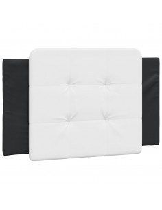 Giroletto con Luci LED Nero e Bianco 90x200 cm in Similpelle 2