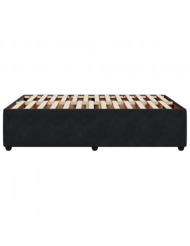 Giroletto Nero 120x190 cm in Velluto