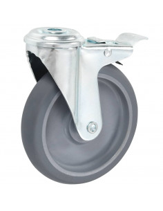 Ruote Girevoli con Foro per Bullone 32 pz 125 mm 2