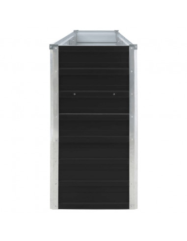 Letto di Coltura Rialzato 320x40x77cm Acciaio Zincato Antracite