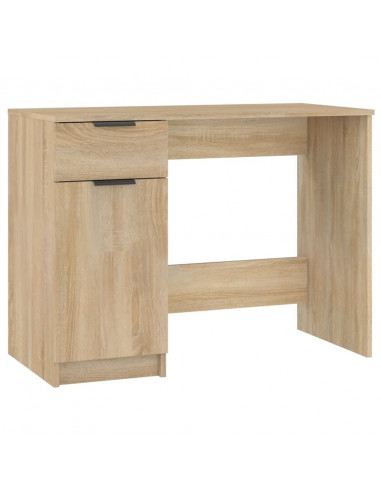 Scrivania Rovere Sonoma 100x50x75 cm in Legno Multistrato