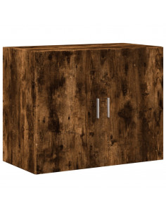 Mobile a Parete Rovere Fumo 80x42,5x64 cm in Legno Multistrato 2