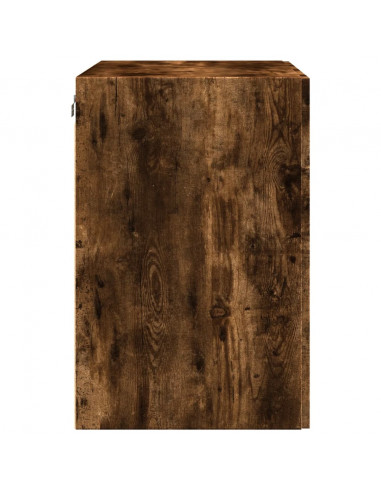 Mobile a Parete Rovere Fumo 80x42,5x64 cm in Legno Multistrato