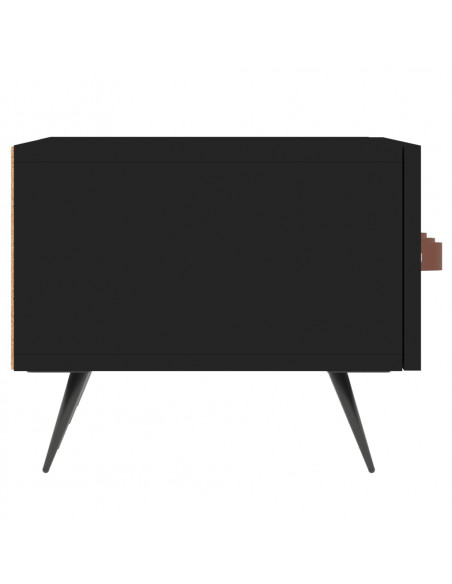 Mobile Porta TV Nero 150x36x30 cm in Legno Multistrato
