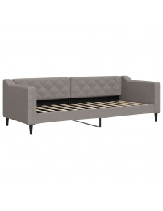 Letto da Giorno Tortora 80x200 cm in Tessuto 2