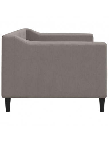 Letto da Giorno Tortora 80x200 cm in Tessuto