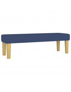 Panca Blu 100x30x30 cm in Tessuto 2