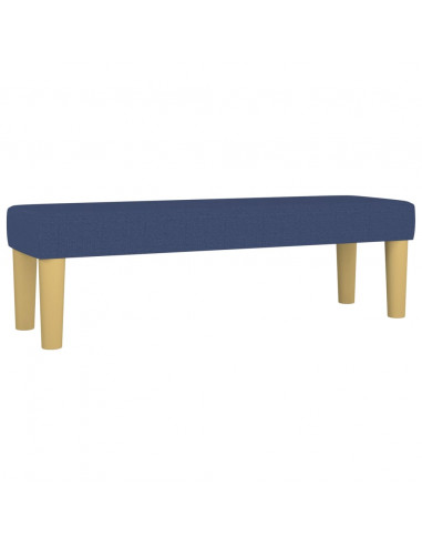 Panca Blu 100x30x30 cm in Tessuto