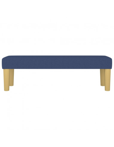 Panca Blu 100x30x30 cm in Tessuto