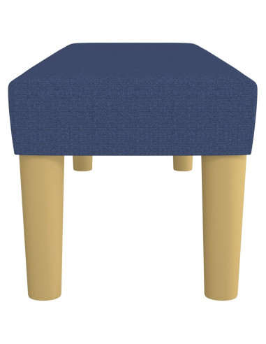 Panca Blu 100x30x30 cm in Tessuto