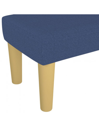 Panca Blu 100x30x30 cm in Tessuto