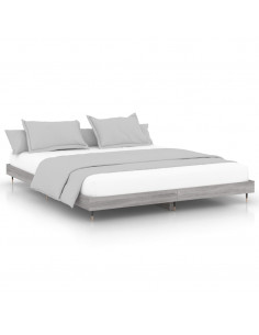 Giroletto Grigio Sonoma 160x200 cm in Legno Multistrato 2