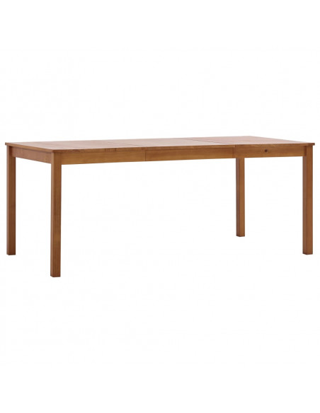 Tavolo da Pranzo Marrone Miele 180x90x73 cm in Legno di Pino