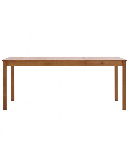 Tavolo da Pranzo Marrone Miele 180x90x73 cm in Legno di Pino