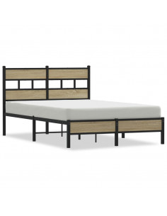 Giroletto senza Materasso Rovere Sonoma 120x200cm in Truciolato 2