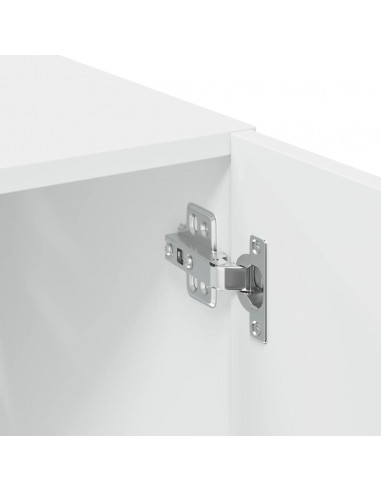 Mobile Portaoggetti Bianco 70x42,5x225 cm in Truciolato